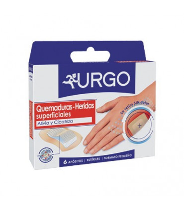 URGO QUEMADURA HIDROCOLOIDE 6 U