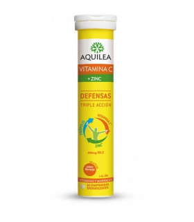 AQUILEA VITAMINA C +ZINC COMP EFERVESCENTES 14 COMPRIMIDOS