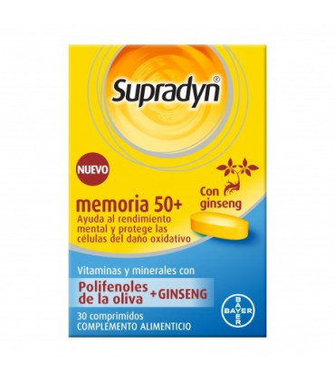 SUPRADYN MEMORIA 50+ 30 COMPRIMIDOS
