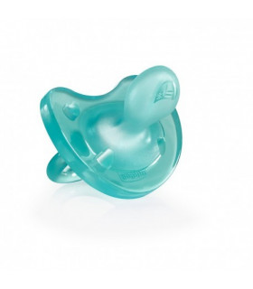 CHUPETE SILICONA CHICCO PHYSIO SOFT ANATOMICO GO 12M+  AZUL