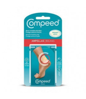 COMPEED AMPOLLAS HIDROCOLOIDE T- MED 5 U