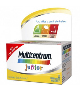 MULTICENTRUM JUNIOR 30 COMP FRAMBUESA/LIMON