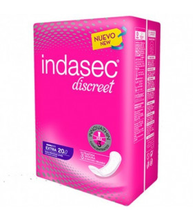 INDASEC DISCREET EXTRA COMPRESA PERDIDAS LEVES 20 ABSORB