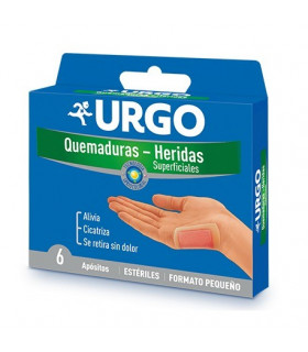 URGO QUEMADURAS HERIDAS SUPERFICIALES 7. 3 X 4. 5 CM 4 U GRANDE
