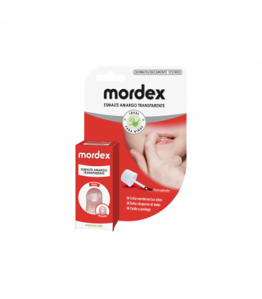 MORDEX ESMALTE AMARGO TRANSPARENTE CON PINCEL 9