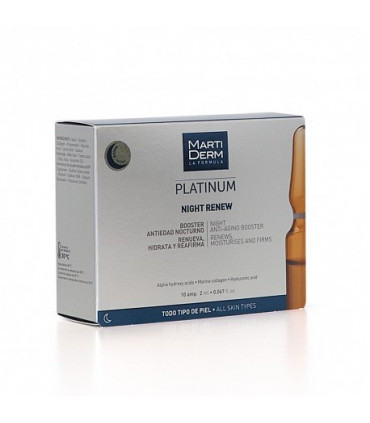 MARTIDERM NIGHT RENEW 10 AMPOLLAS