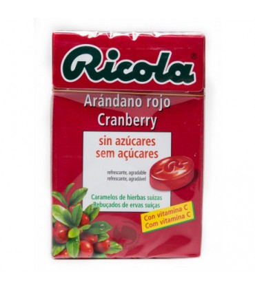 RICOLA CARAMELOS SIN AZUCAR ARANDANO 50 G