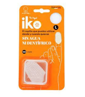 CEPILLO DE DEDO SIN AGUA NI DENTRIFRICO TALLA L IKO