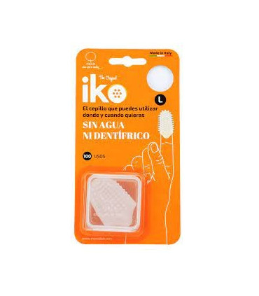 CEPILLO DE DEDO SIN AGUA NI DENTRIFRICO TALLA L IKO