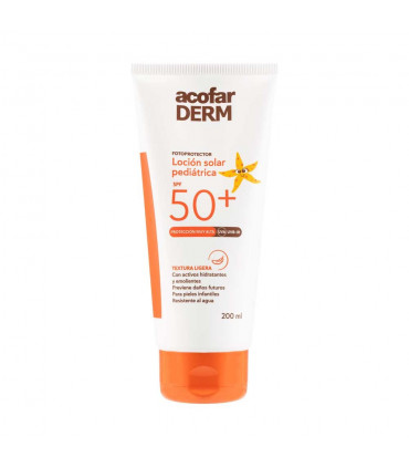 ACOFARDERM LOCION SOLAR PEDIAT SPF50 200