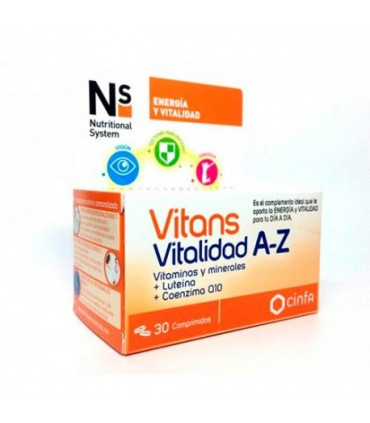 VITANS VITALIDAD A-Z 30 COMPRIMIDOS