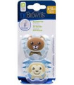 CHUPETE SILICONA DR BROWN´S PREVENT CLASSIC ANIM NIÑO 6-12 M T-2 2 UDS