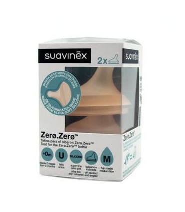 TETINA SILICONA ANTICOLICO SUAVINEX FLUJO M