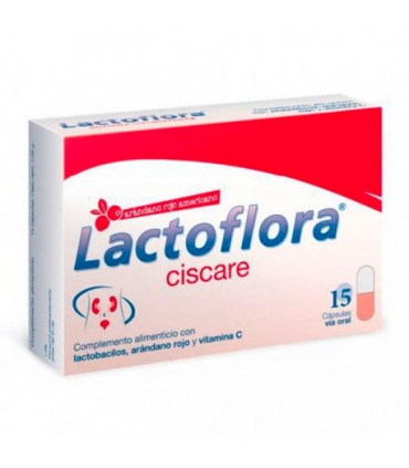 LACTOFLORA CISCARE 15 CAPSULAS