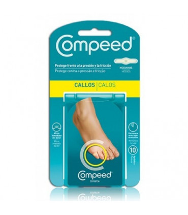 COMPEED CALLOS HIDROCOLOIDE T- MED 10 U