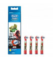 CEPILLO DENTAL ELECTRICO INFANTIL RECAMBIOS ORAL-B KIDS SPIDER-MAN 4 RECAMBIOS