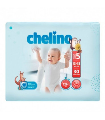 CHELINO FASHION & LOVE PAÑALES  T- 5 (13 -18KG) 30 UDS