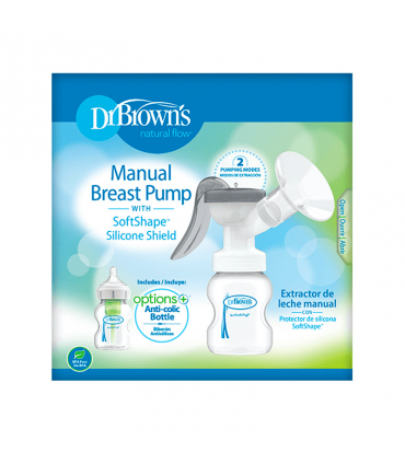 EXTRACTOR DE LECHE MANUAL Y BIBERON DR BROWNS