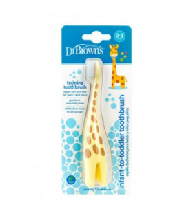 CEPILLO DIENTES BEBE DR BROWN´S JIRAFA 0-3 AÑOS
