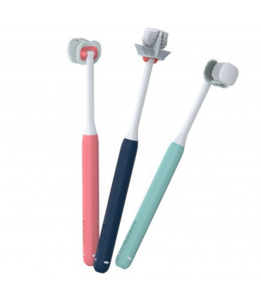 CEPILLO DE DIENTES BALENE VERDE  AZUL CORAL MEDIO