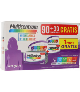 MULTICENTRUM MUJER 90 + 30 COMPRIMIDOS PACK PROMOCIONAL