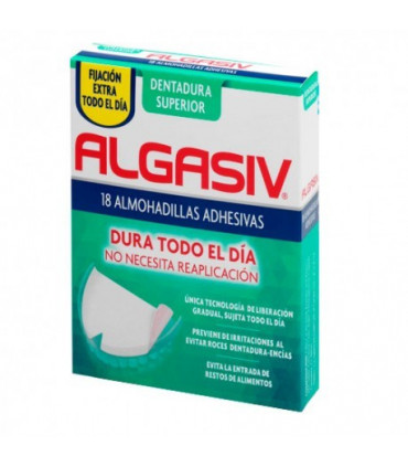 ALGASIV ALMOHADILLAS ADHESIVAS PROTESIS 18 U SUP
