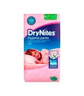 DRYNITES 4-7 NIÑA 10 UDS.