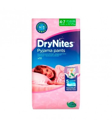 DRYNITES 4-7 NIÑA 10 UDS.