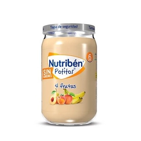 NUTRIBEN POTITOS 4 FRUTAS 1 ENVASE 235 G