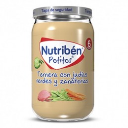 NUTRIBEN TERNERA CON JUDIAS VERDES Y ZANAHORIAS POTITO 235 G