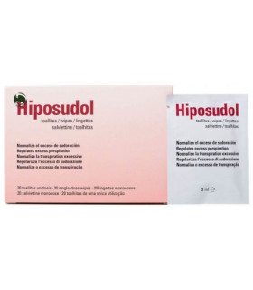 HIPOSUDOL TOALLITAS 3 ML 20 TOALLITAS