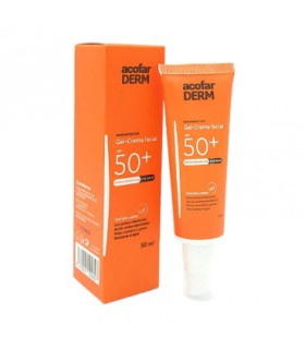ACOFARDERM SPF 50+ GEL CREMA FACIAL TACTO LIGERO 50 ML