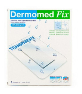DERMOMED FIX SEGUNDA PIEL APOSITO ESTERIL 10 CM X 7.5 CM 4 U
