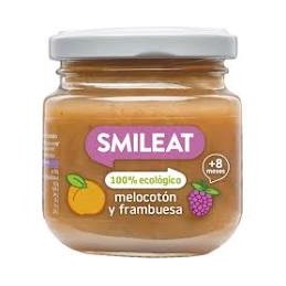 SMILEAT 1 TARRITO 130 G SABOR MELOCOTON Y FRAMBUESA