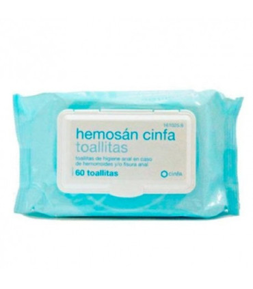 HEMOSAN CINFA 60 TOALLITAS