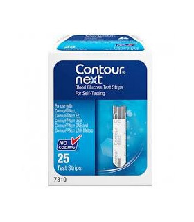 TIRAS REACTIVAS GLUCEMIA CONTOUR NEXT 25 U
