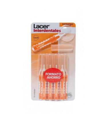 CEPILLO INTERDENTAL LACER EXTRAFINO SUAVE RECTO 10 U
