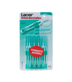 CEPILLO INTERDENTAL LACER EXTRAFINO RECTO 10 U