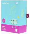SATISFYER COPA MENSTRUAL FEEL GOOD VERDE CLARO