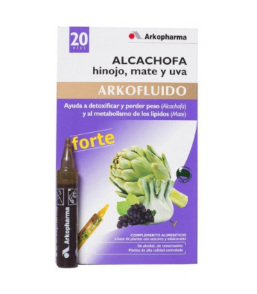 ARKOFLUIDO ALCACHOFA FORTE 15 ML 20 AMPOLLAS BEBIBLES