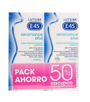 E45 LUTSINE XERAMANCE PLUS 2 TUBO 100 ML DUPLO