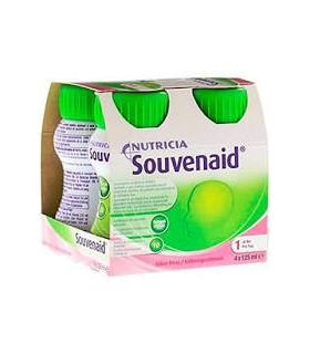 SOUVENAID 4 BOTELLAS 125 ML SABOR FRESA