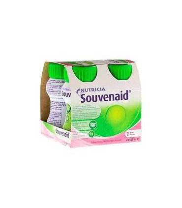 SOUVENAID 4 BOTELLAS 125 ML SABOR FRESA