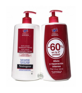 NEUTROGENA FORMULA NORUEGA LOCION CORPORAL INTENSE REPAIR 2 ENVASES 750 M