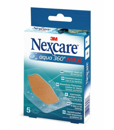 3M NEXCARE AGUA 360º APOSITO ADHESIVO MAXI 60 X 89 MM  5 APOSITOS