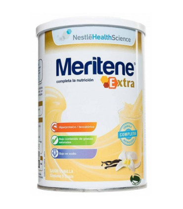 MERITENE EXTRA 1 ENVASE 450 G SABOR VAINILLA
