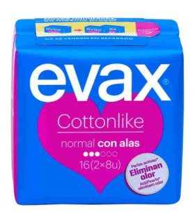 COMPRESAS  EVAX COTTONLIKE NORMAL CON ALAS