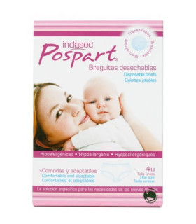 BRAGA DESECHABLE INDASEC POSPART T-UNICA 4 U