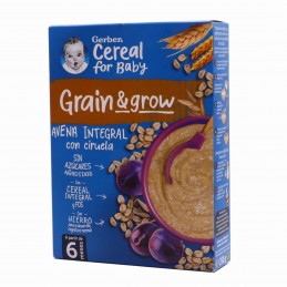 GERBER AVENA CON CIRUELA 1 ESTUCHE 250 G