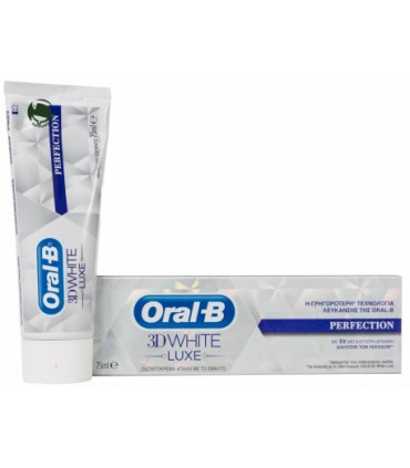 ORAL B 3DWHITE LUXE PERFECCIÓN  75 ML